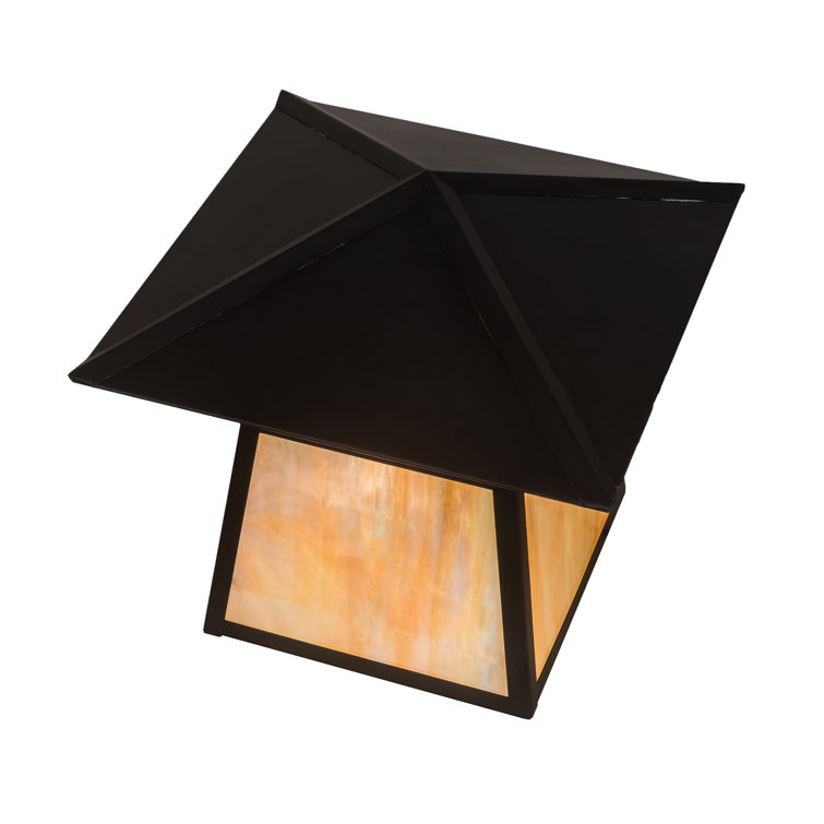 hardwired fence post lights